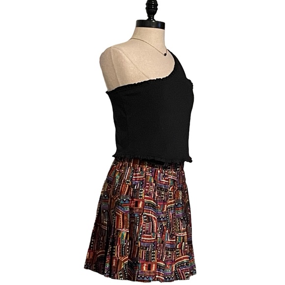 Vintage Tail Multi-Color Geometric Print Pleated Tennis Skirt - Size 10 - EUC - Picture 2 of 10